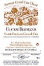 Chateau Beausejour Duffau-Lagarrosse  2000 Front Label