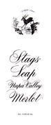 Stags' Leap Winery Merlot 1997 Front Label