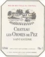 Chateau Ormes de Pez  2000 Front Label