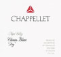 Chappellet Dry Chenin Blanc 2001 Front Label