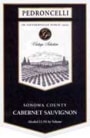 Pedroncelli Vintage Selection Cabernet Sauvignon (half-bottle) 2001 Front Label
