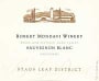 Robert Mondavi Stags Leap District Sauvignon Blanc 2001 Front Label