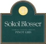 Sokol Blosser Estate Pinot Gris 1998 Front Label