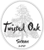 Twisted Oak Winery Syrah 2010 Front Label