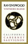 Ravenswood Vintners Blend Cabernet Sauvignon 2001 Front Label