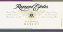 Raymond Estates Merlot 2000 Front Label