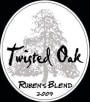 Twisted Oak Winery Rubens Blend 2009 Front Label