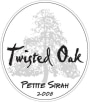 Twisted Oak Winery Petite Sirah 2008 Front Label