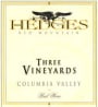 Hedges Family Estate Three Vineyards Red 1997 Front Label