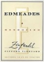 Edmeades Piffero Vineyard Zinfandel 2001 Front Label