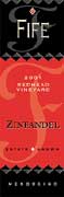 Fife Redhead Vineyard Zinfandel 2001 Front Label