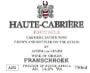 Cabriere Pinot Noir Franschhoek 1999 Front Label