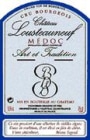 Chateau Lousteauneuf Medoc 2000 Front Label