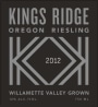 Union Wine Co Kings Ridge Riesling 2012 Front Label