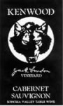 Kenwood Jack London Vineyard Cabernet Sauvignon 2000 Front Label