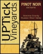 Uptick Vineyards Pinot Noir 2012 Front Label