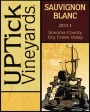 Uptick Vineyards Sauvignon Blanc 2011 Front Label