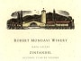 Robert Mondavi Napa Valley Zinfandel 1997 Front Label