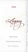 Stonestreet Legacy Meritage Red 1999 Front Label