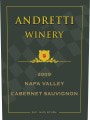 Andretti Cabernet Sauvignon 2009 Front Label
