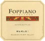Foppiano Merlot 1999 Front Label