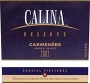 Calina Carmenere 2002 Front Label