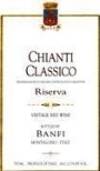 Banfi Chianti Classico Riserva 1996 Front Label