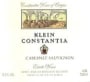 Klein Constantia Cabernet Sauvignon 1999 Front Label