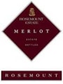 Rosemount Diamond Merlot 2002 Front Label