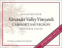 Alexander Valley Vineyards Cabernet Sauvignon 2001 Front Label