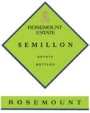 Rosemount Diamond Semillon 2002 Front Label
