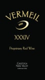 Vermeil Wines XXXIV Proprietary Red 2010 Front Label