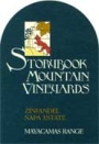 Storybook Mountain Mayacamas Range Zinfandel 2001 Front Label