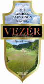Vezer Family Vineyards Cabernet Sauvignon 2011 Front Label