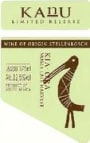 Kanu Kia-Ora Noble Late Harvest (half-bottle) 2001 Front Label
