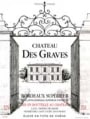 Chateau des Graves Bordeaux Superieur 2000 Front Label