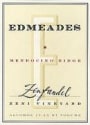 Edmeades Zeni Zinfandel 2001 Front Label