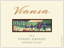 Viansa Winery Pinot Grigio 2012 Front Label