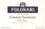 Folonari Cabernet Sauvignon 2001 Front Label
