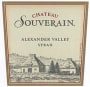 Chateau Souverain Alexander Valley Syrah 2000 Front Label
