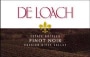 DeLoach Estate Pinot Noir 2001 Front Label