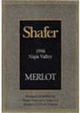 Shafer Napa Valley Merlot 2001 Front Label