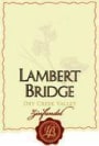 Lambert Bridge Dry Creek Zinfandel 2001 Front Label