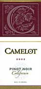 Camelot Pinot Noir 2002 Front Label