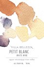 Villa Bellezza Winery and Vineyards Petit Blanc 2015 Front Label