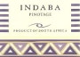 Indaba Pinotage 2002 Front Label