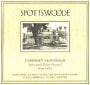 Spottswoode Cabernet Sauvignon 2000 Front Label