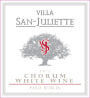 Villa San-Juliette Chorum White 2012 Front Label