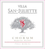 Villa San-Juliette Chorum White 2013 Front Label