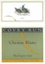 Covey Run Chenin Blanc 2001 Front Label